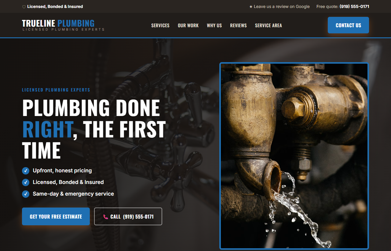 Another sample website design